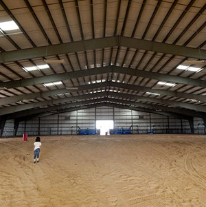 Inside view of the arena