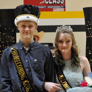 Homecoming king and queen