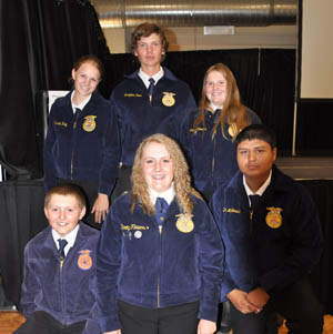 Group of smiling students